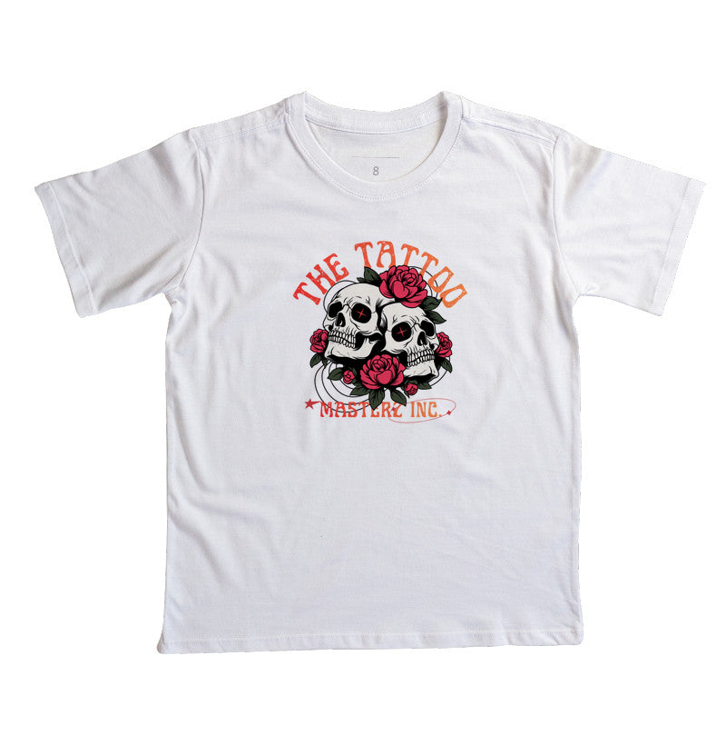 Skull FlowerZ - Camiseta Infantil