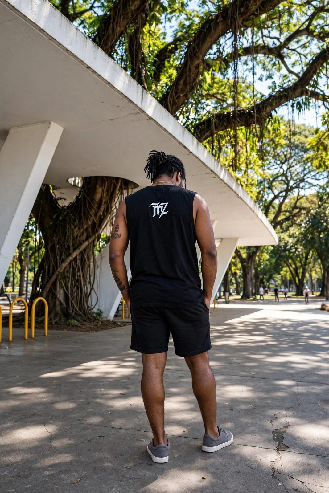 Tank Top Old MoneyZ — Preta, vista 2