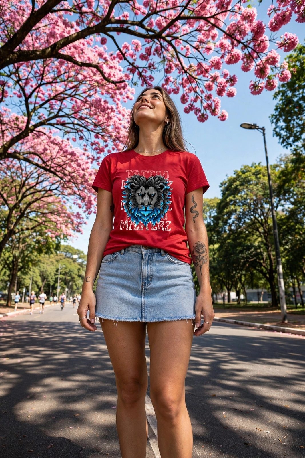 Baby Look LionZ — Vermelho Intenso, vista 8