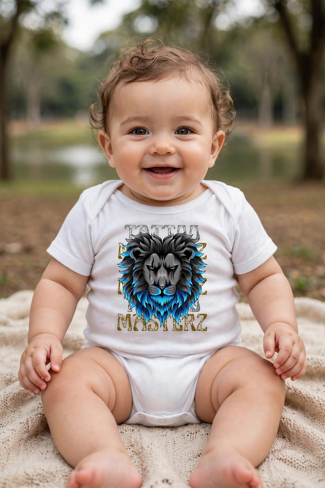 Body Baby LionZ — Branca, vista 3