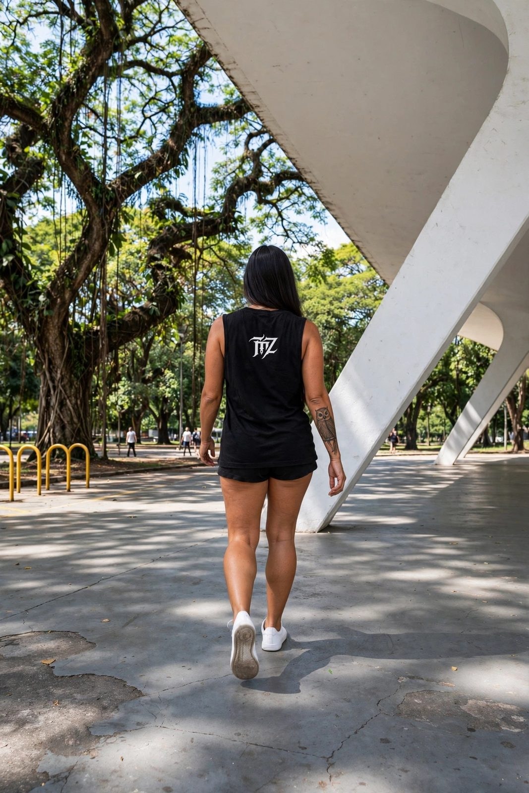 Tank Top LionZ — Preta, vista 2