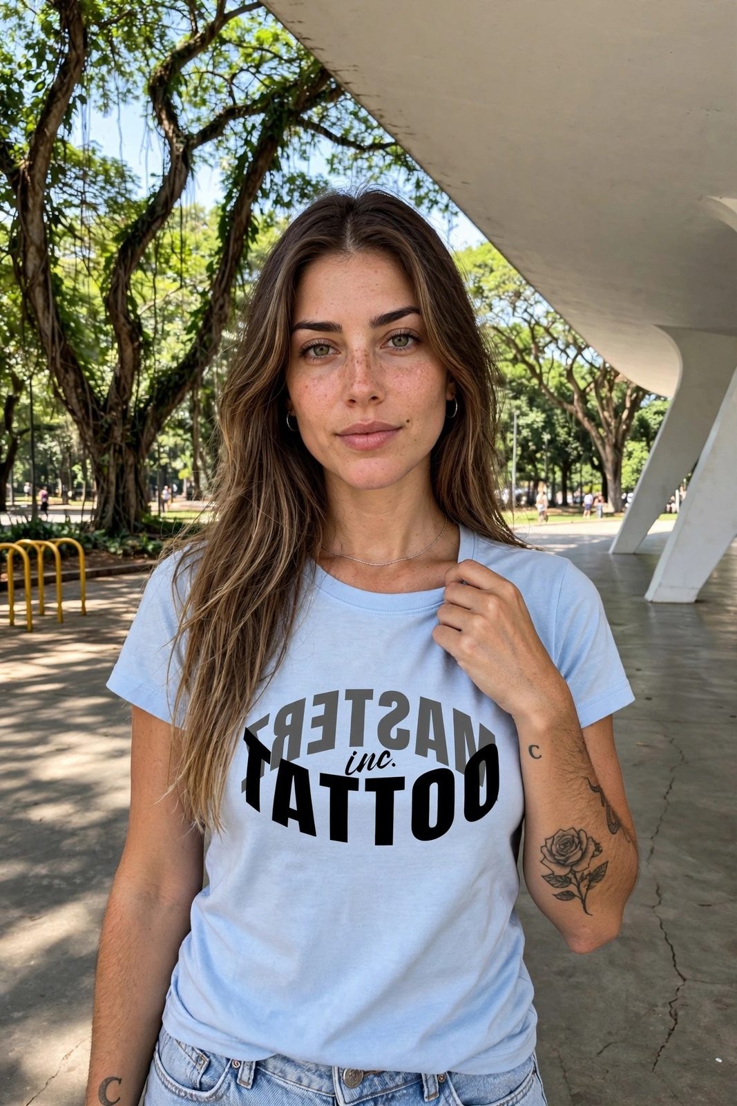 Baby Look RingZ — Azul Claro, vista 13