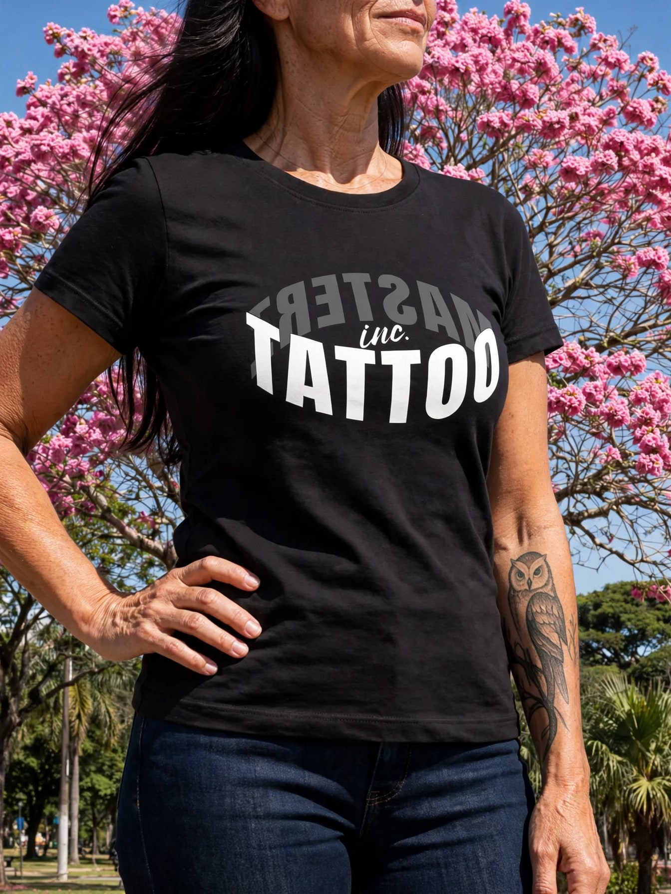 Baby Look RingZ — Preta, vista 1