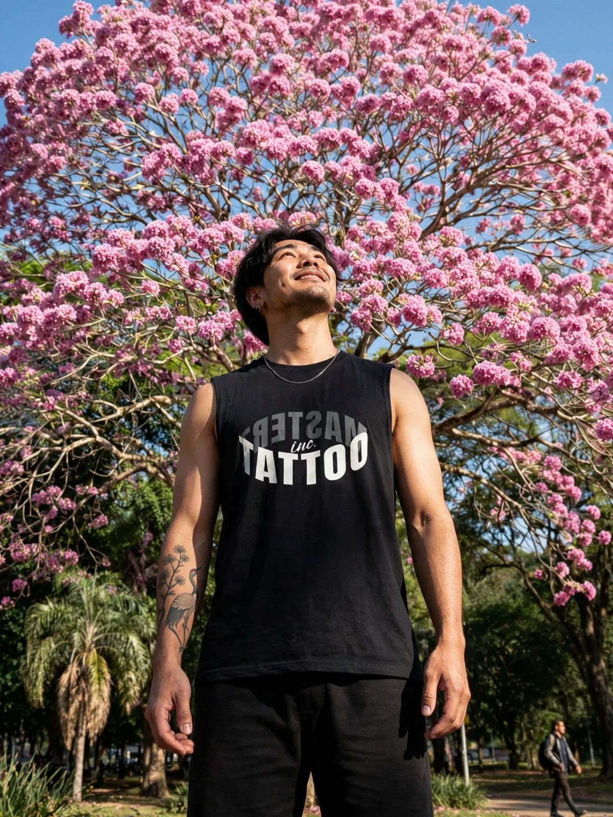 Tank Top RingZ — Preta, vista 1