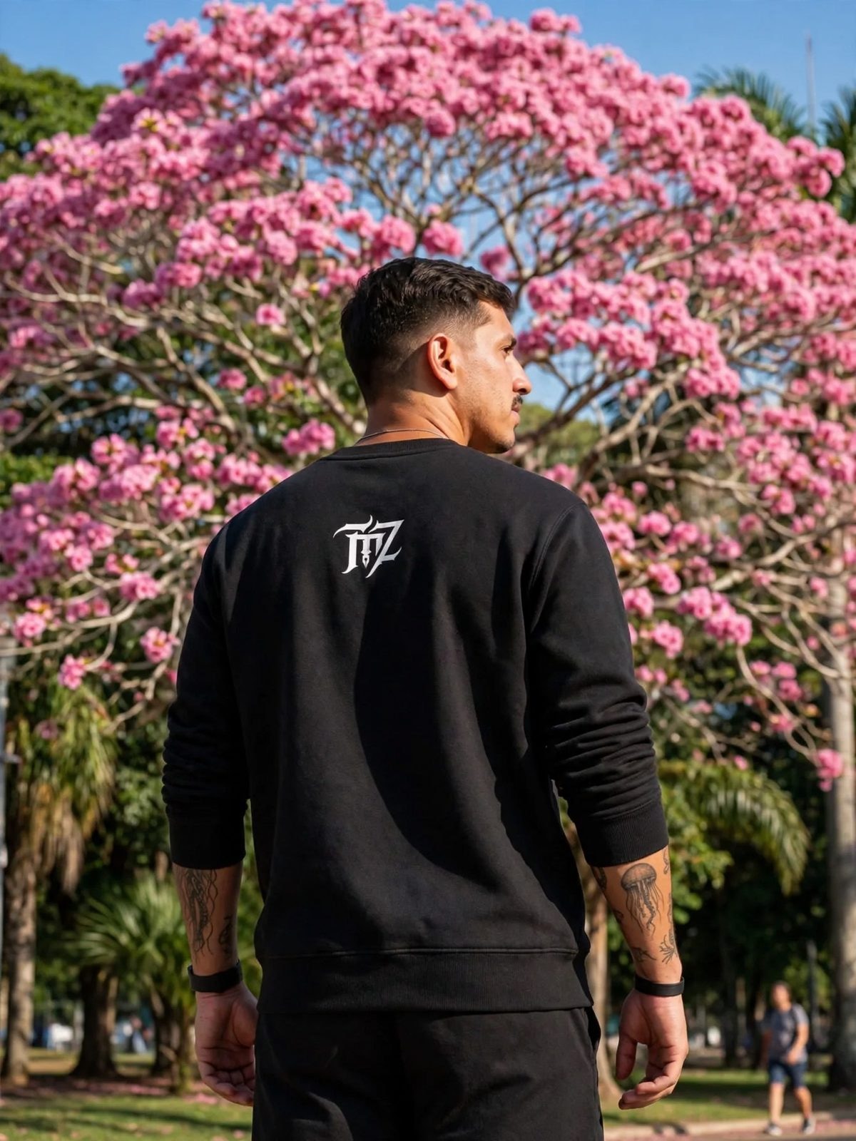 Moletom Careca TagZ — Preta, vista 2