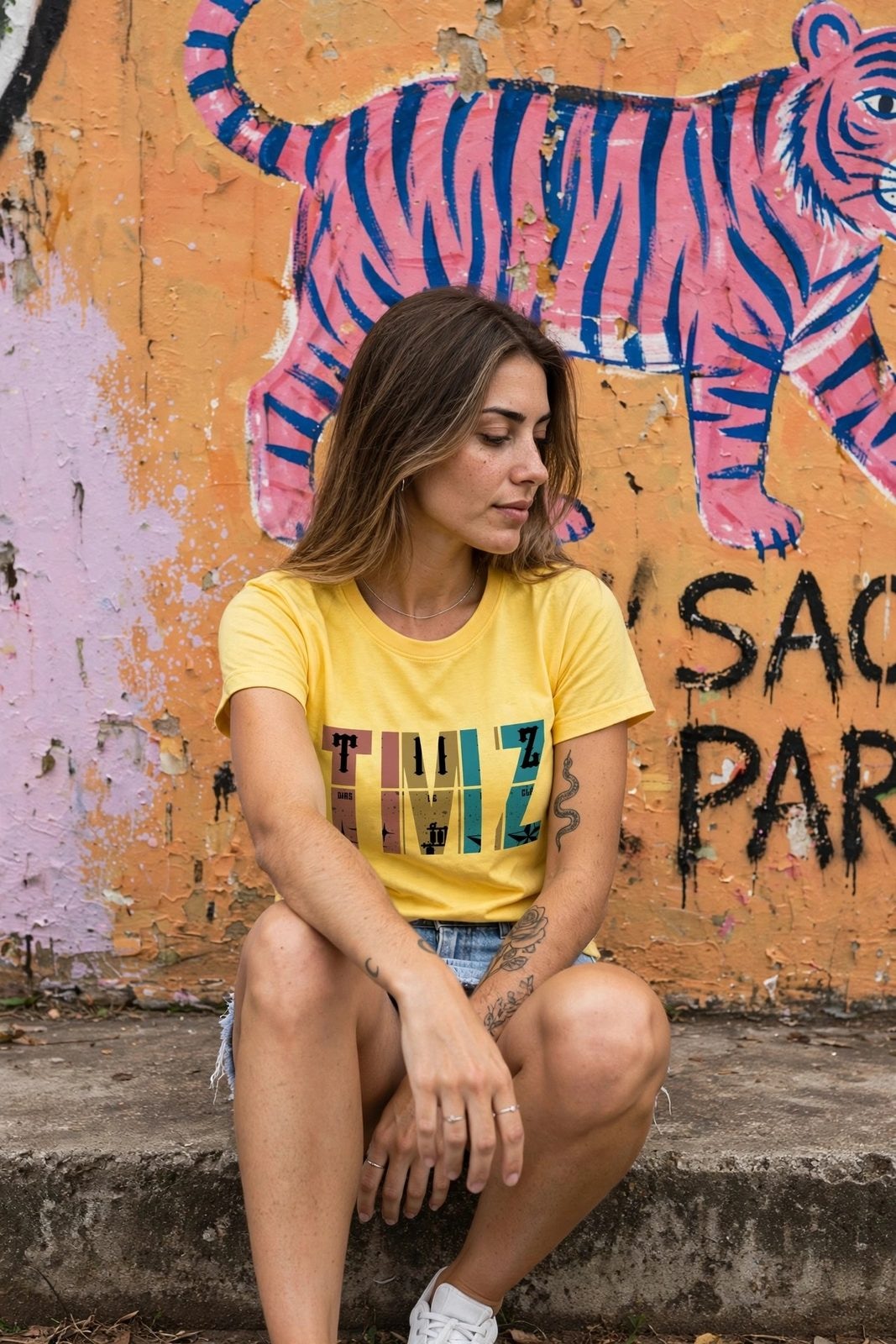 Baby Look RastaZ 2.0 — Amarela, vista 10