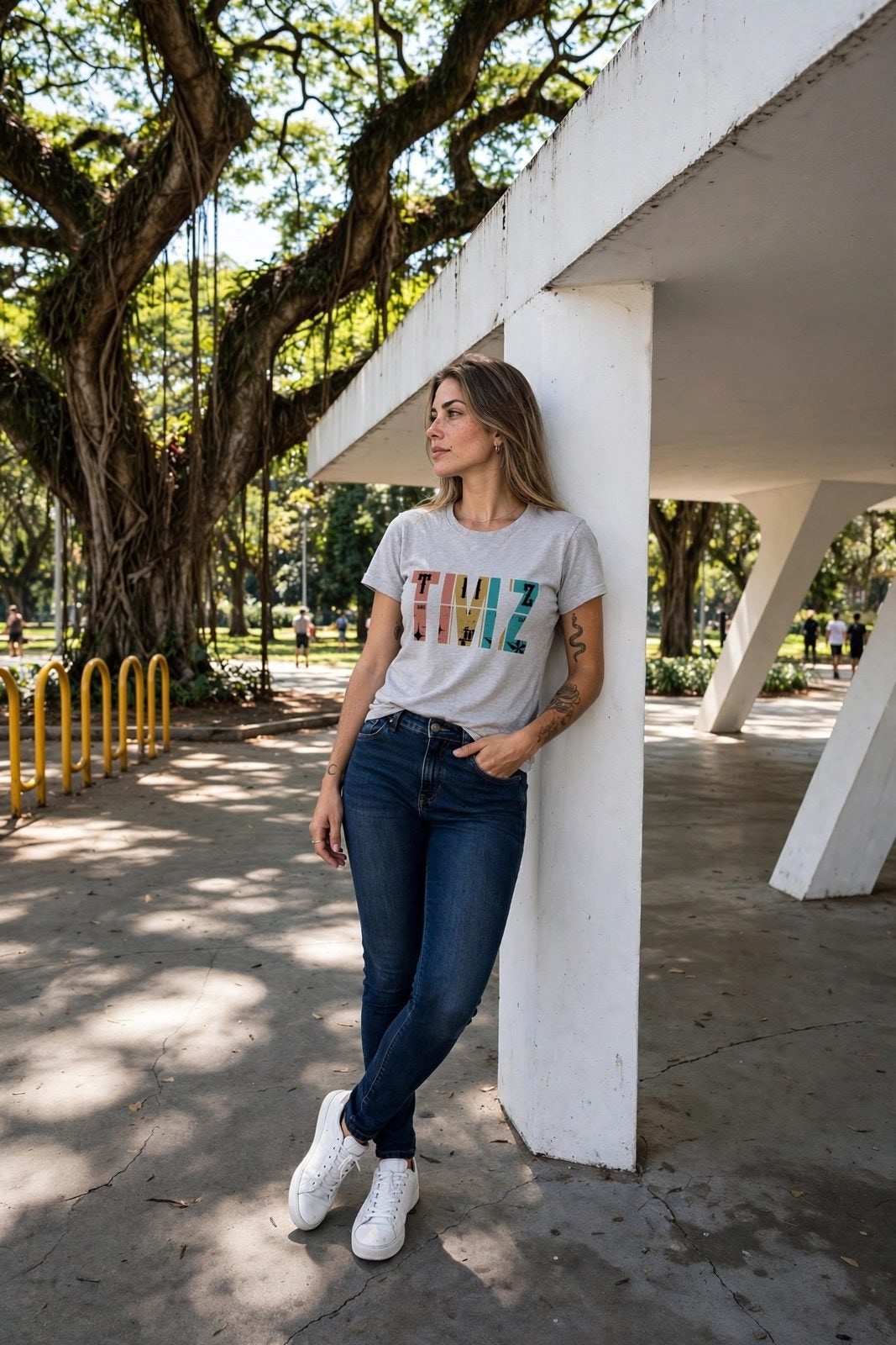Baby Look RastaZ 2.0 — Cinza, vista 4