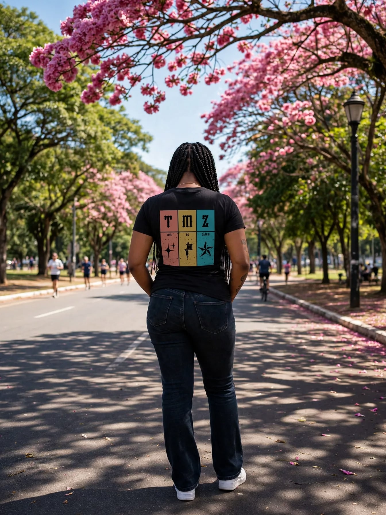 Baby Look RastaZ 2.0 — Preta, vista 2
