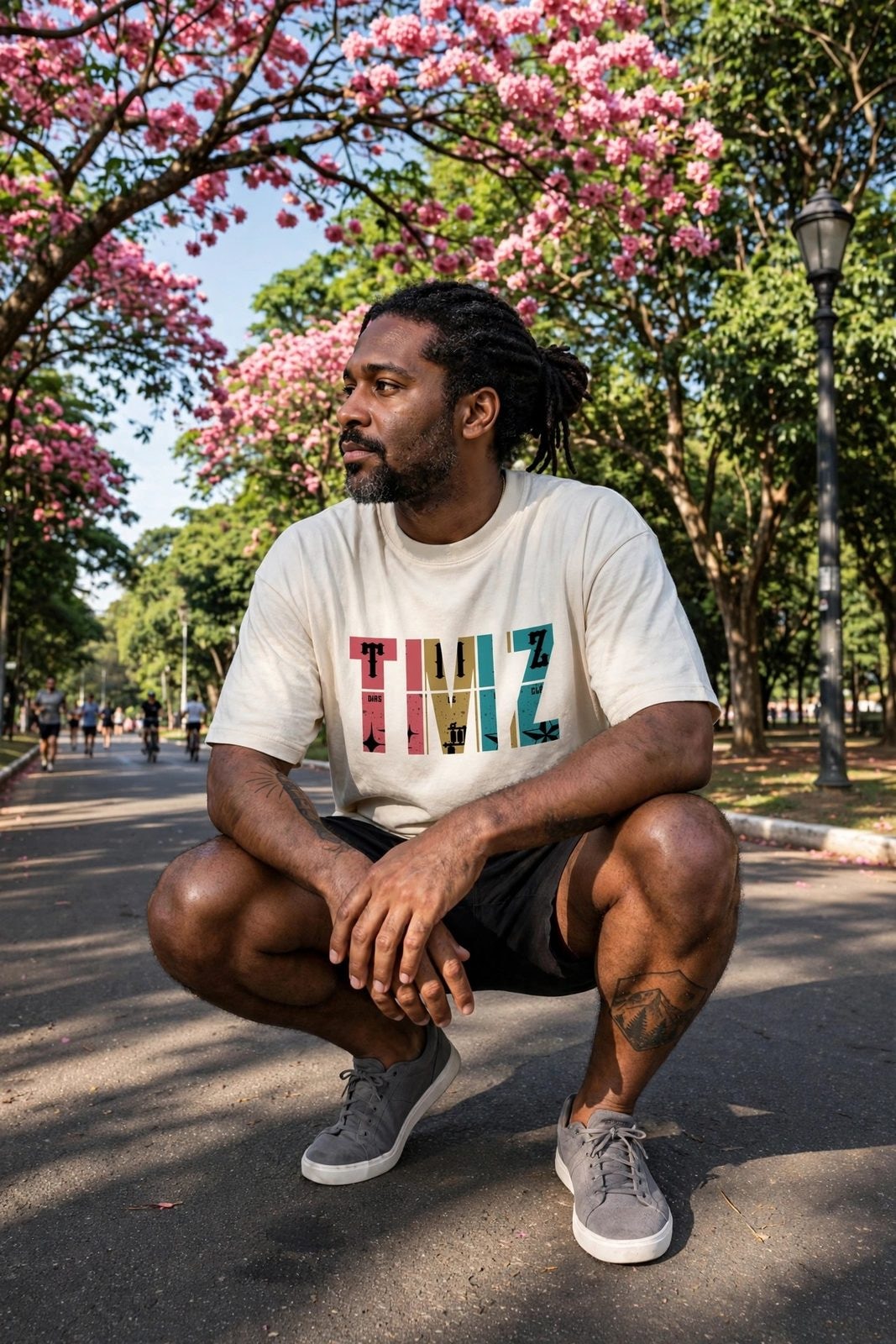 Camiseta Oversized RastaZ 2.0 — Off-White, vista 3