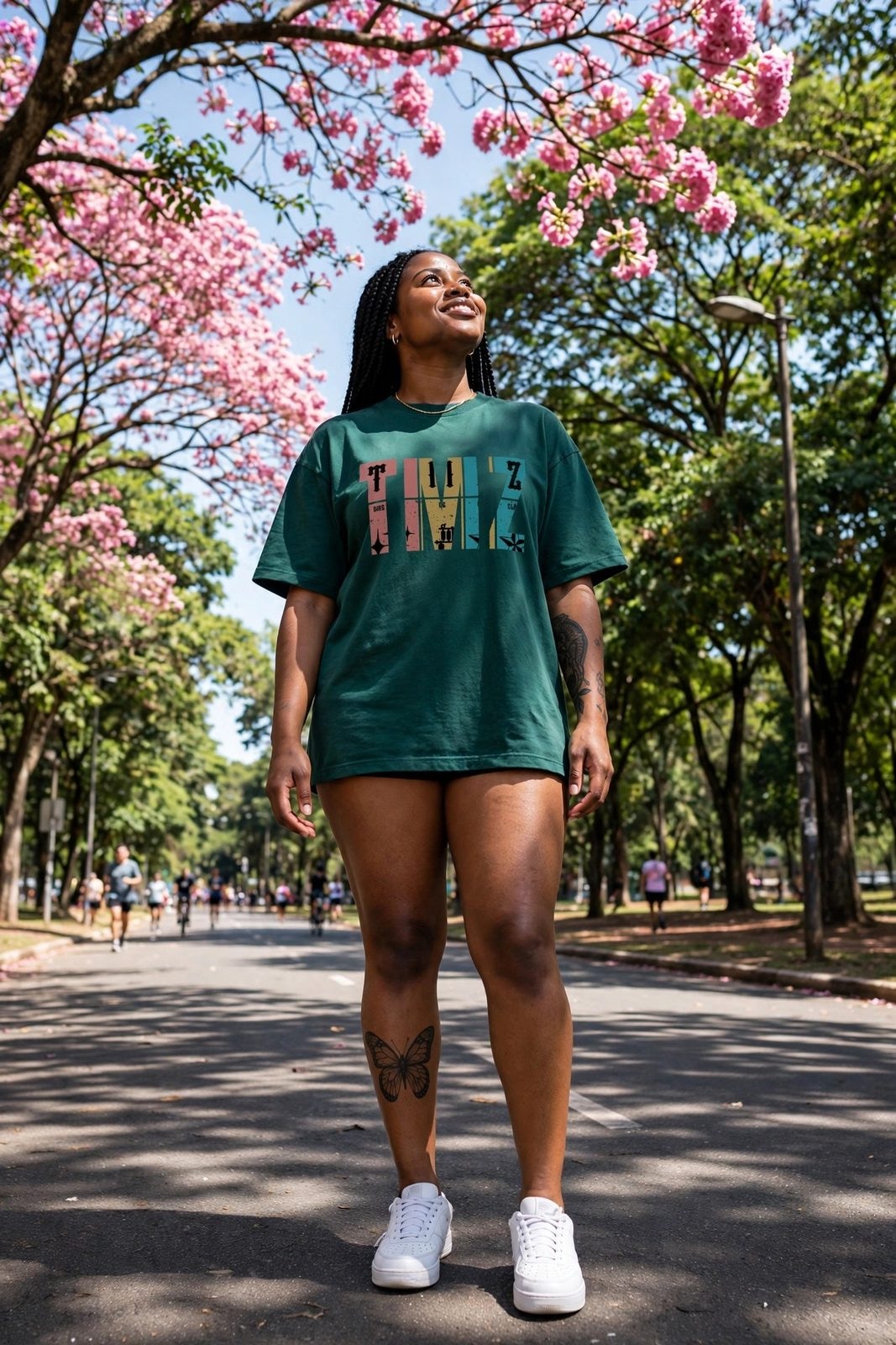 Camiseta Oversized RastaZ 2.0 — Verde Militar, vista 5