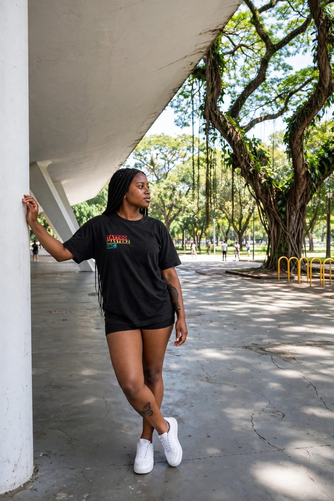 Camiseta Regular RastaZ — Preta, vista 1