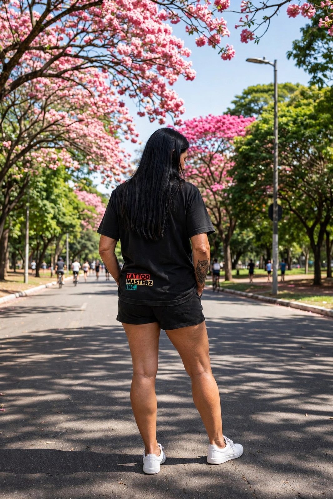 Camiseta Regular RastaZ — Preta, vista 2