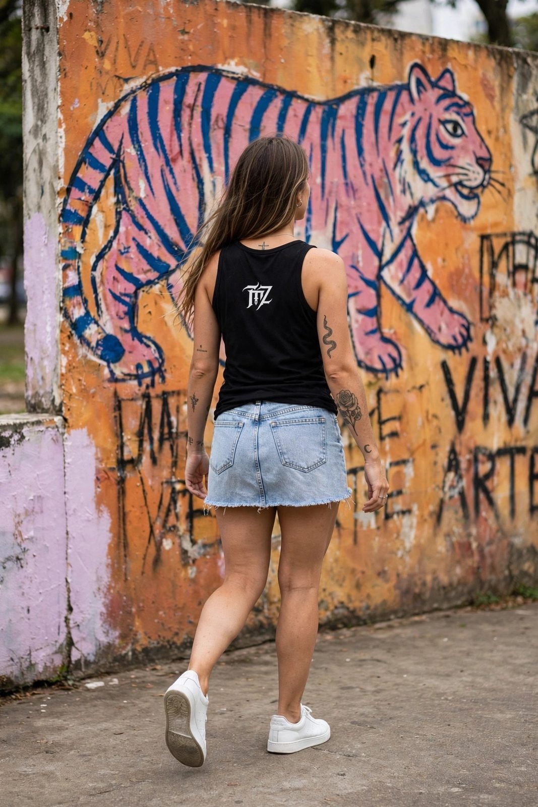 Regata TMZ Fire — Preta, vista 2