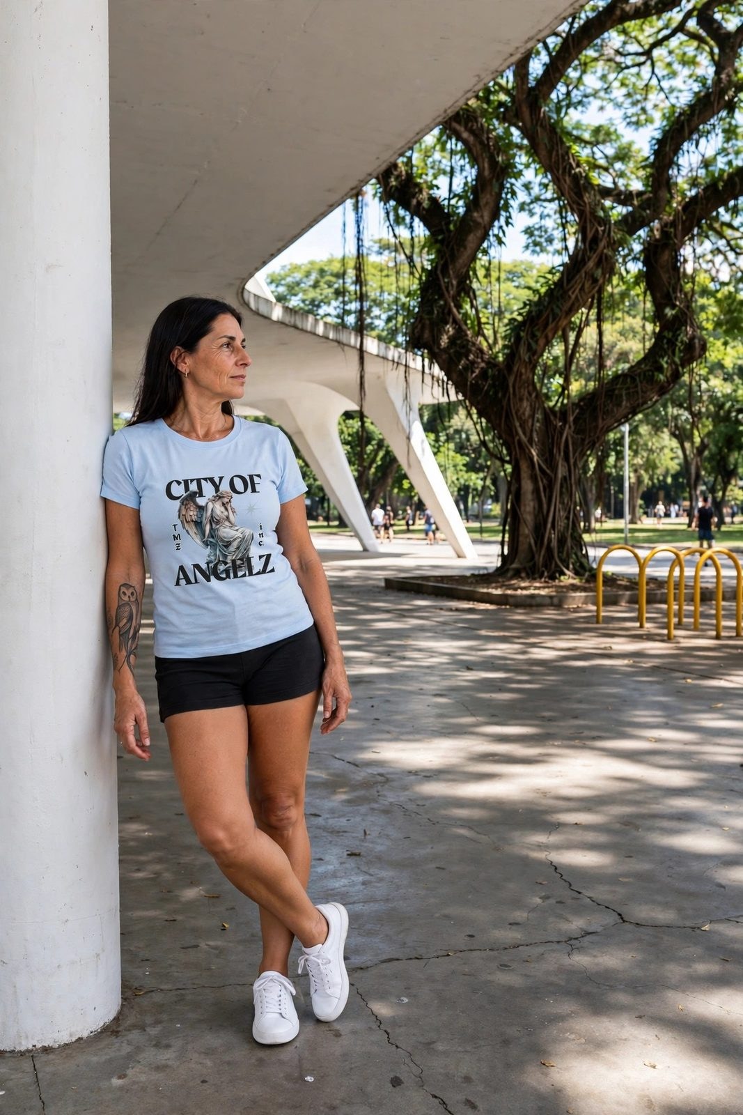 Baby Look City of AngelZ — Azul Claro, vista 10