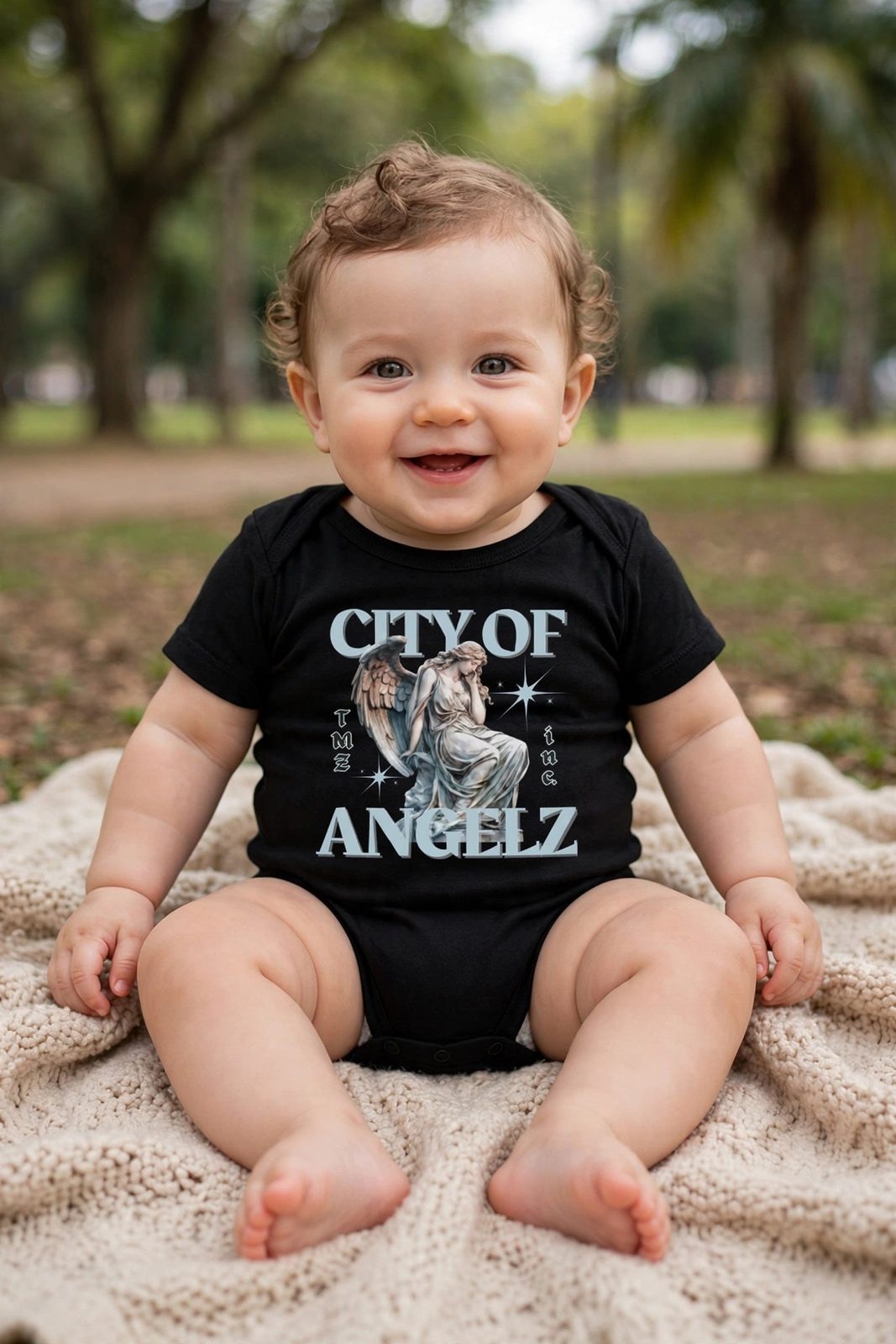 Body Baby City of AngelZ — Preta, vista 1