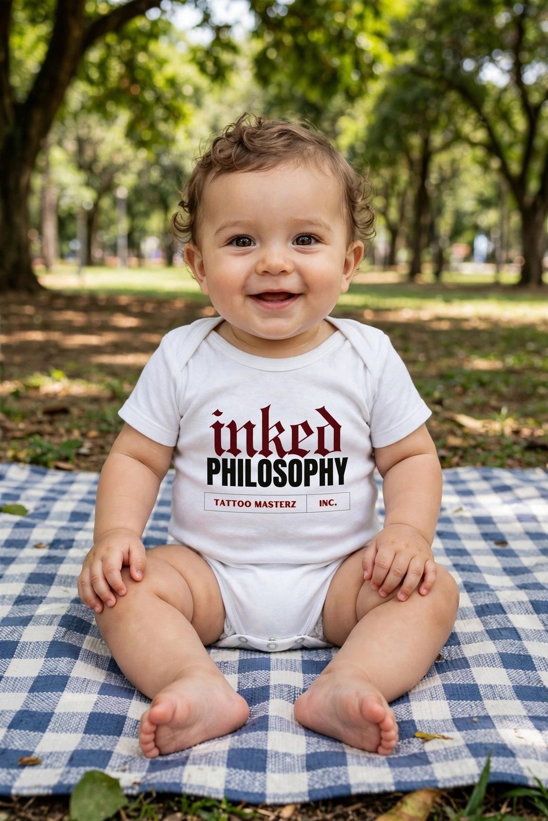 Body Baby Inked Philosophy — Branca, vista 3