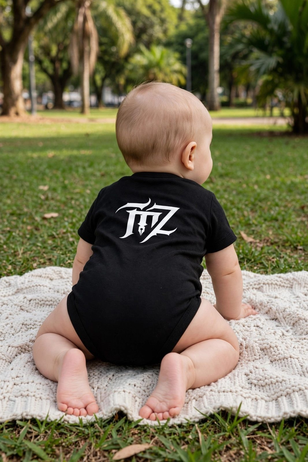 Body Baby Inked Philosophy — Preta, vista 2