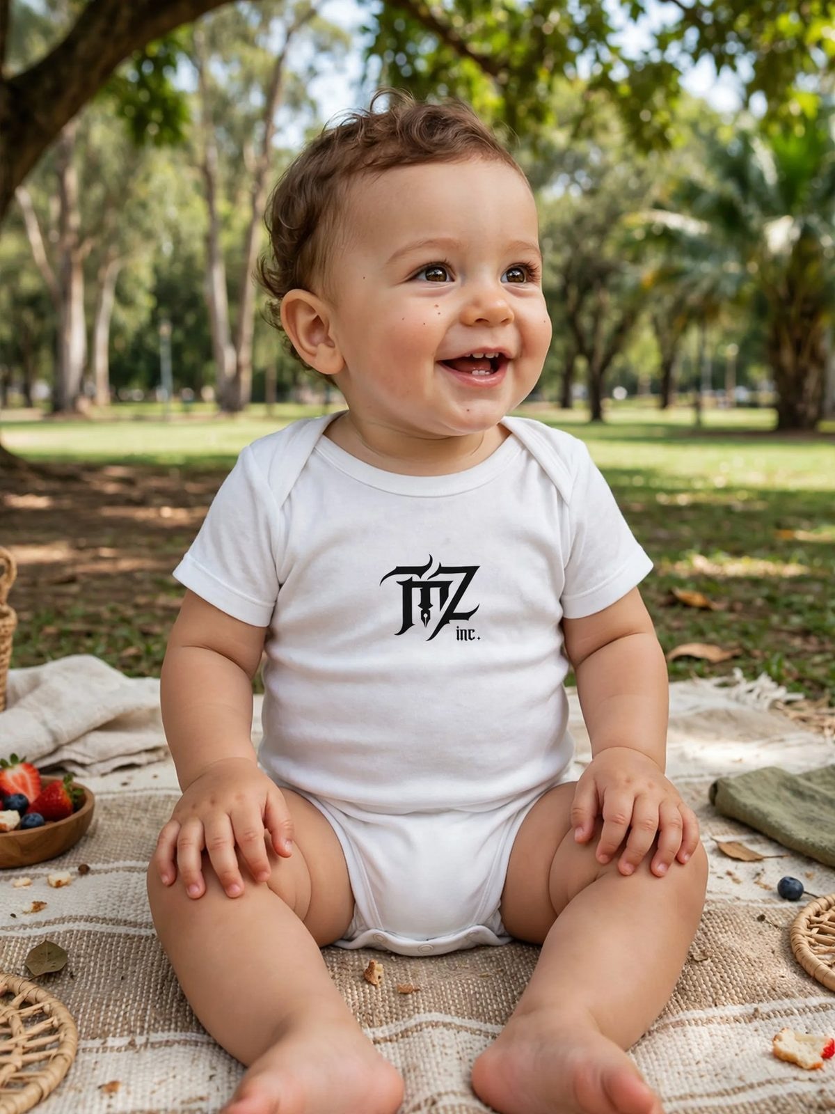 Body Baby RingZ — Branca, vista 2