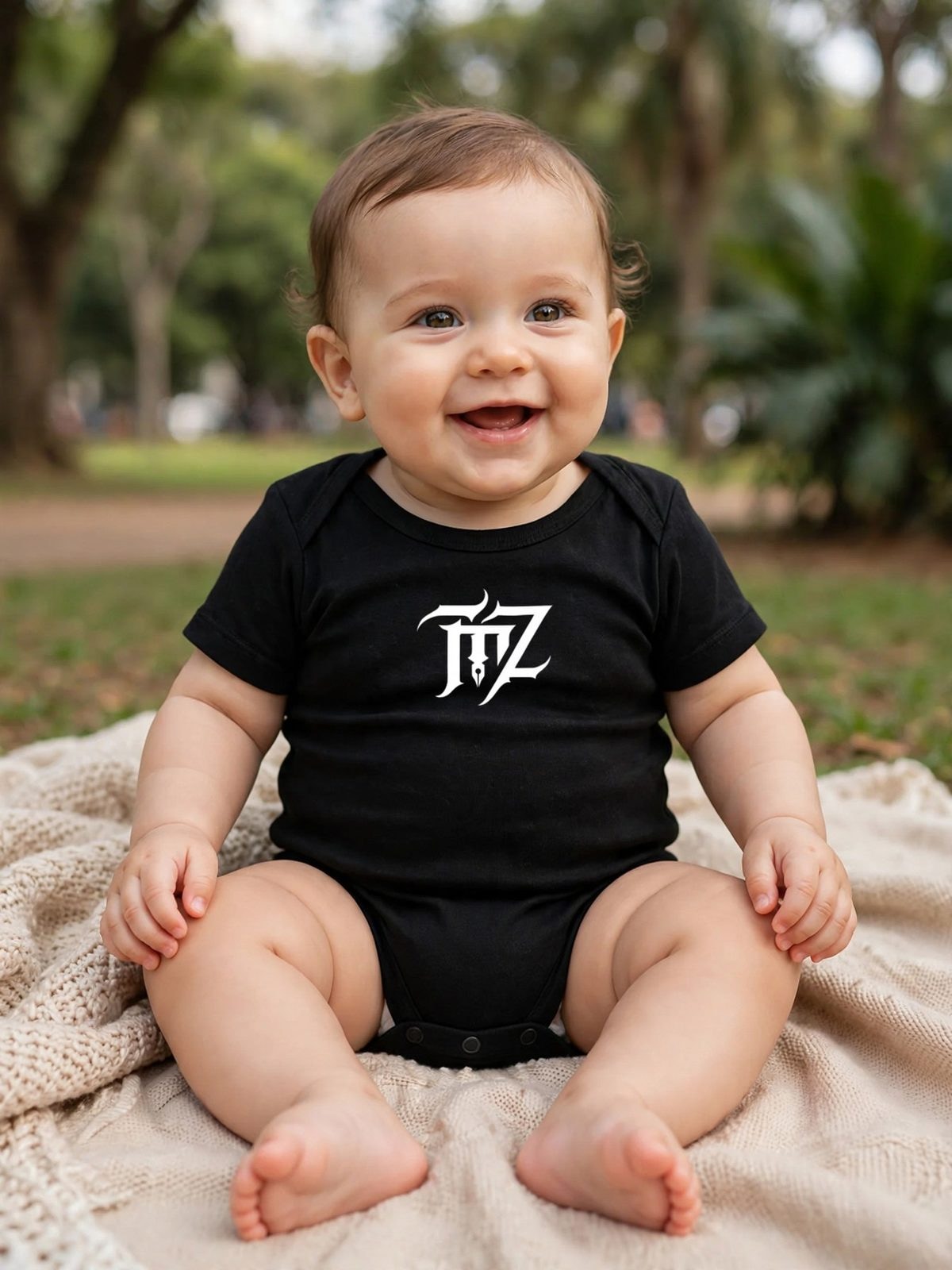 Body Baby RingZ — Preta, vista 1