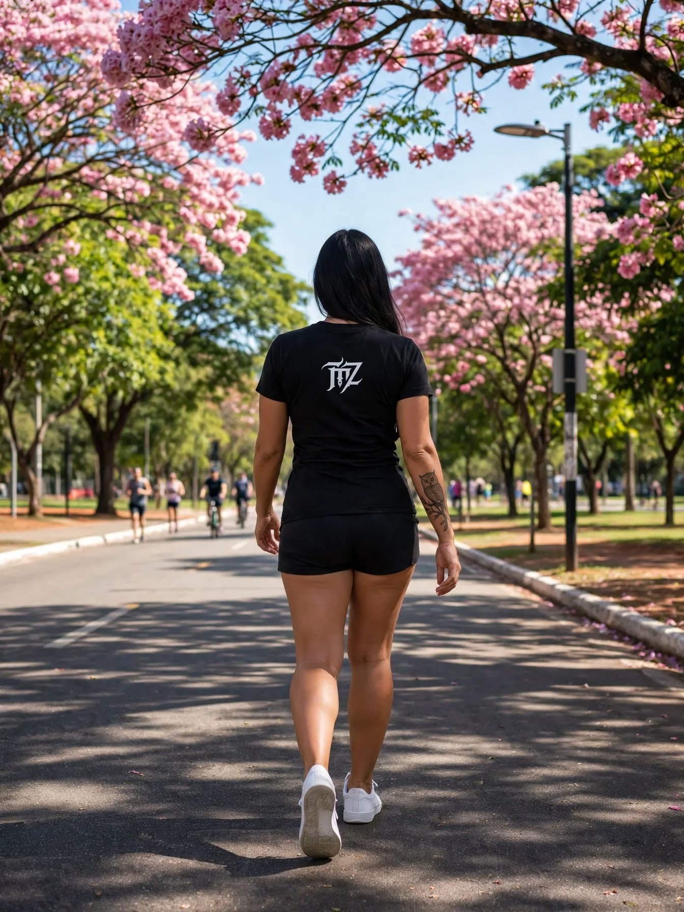 Baby Look TagZ — Preta, vista 2