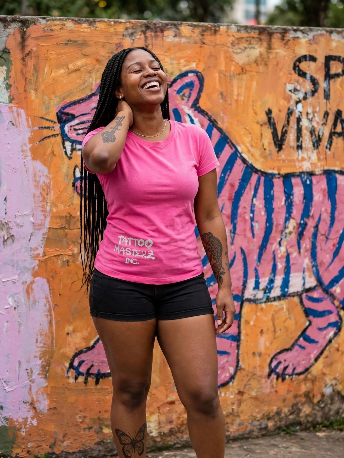 Baby Look TagZ — Rosa Pink, vista 7