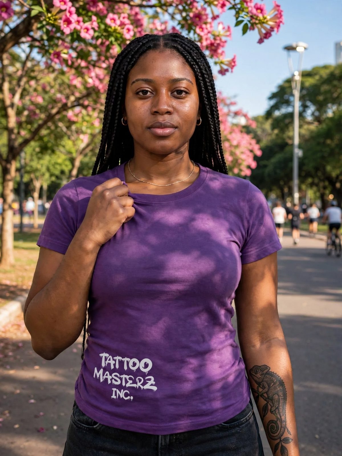 Baby Look TagZ — Roxo, vista 15