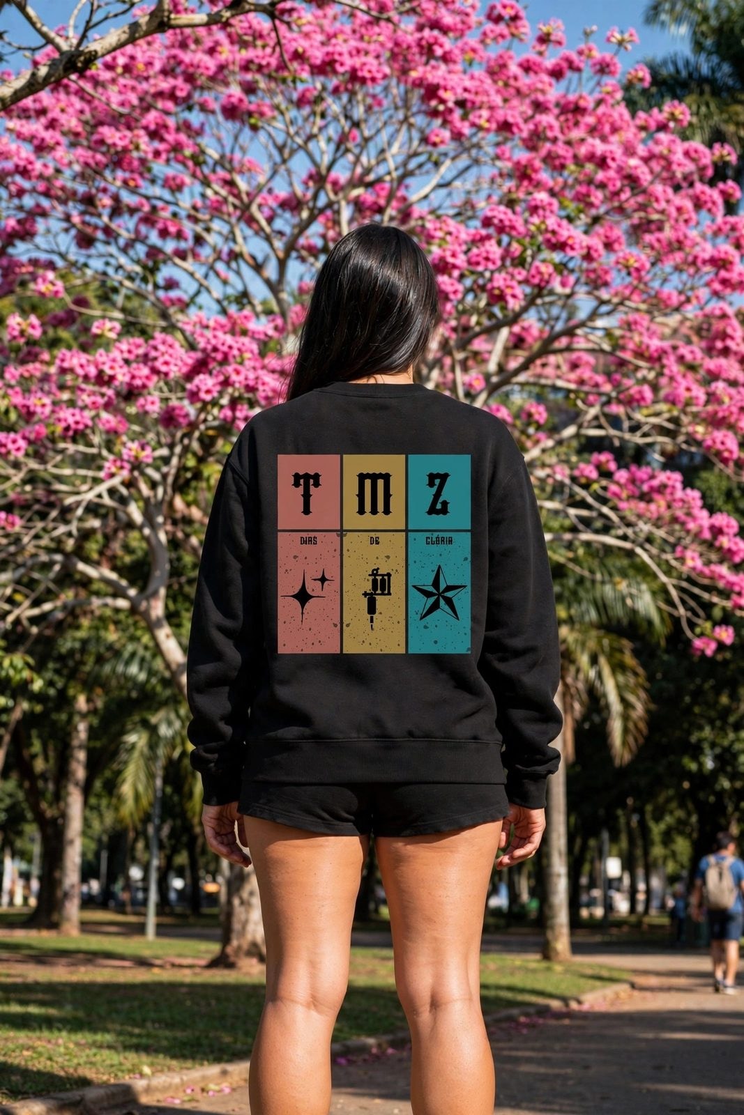 Moletom Careca RastaZ 2.0 — Preta, vista 2