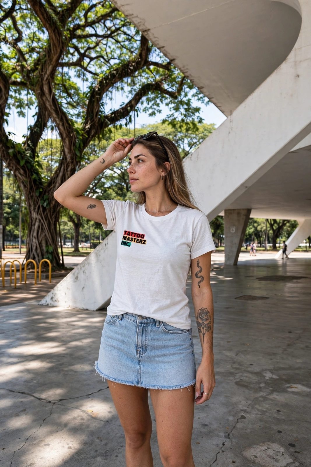 Baby Look RastaZ — Branca, vista 3