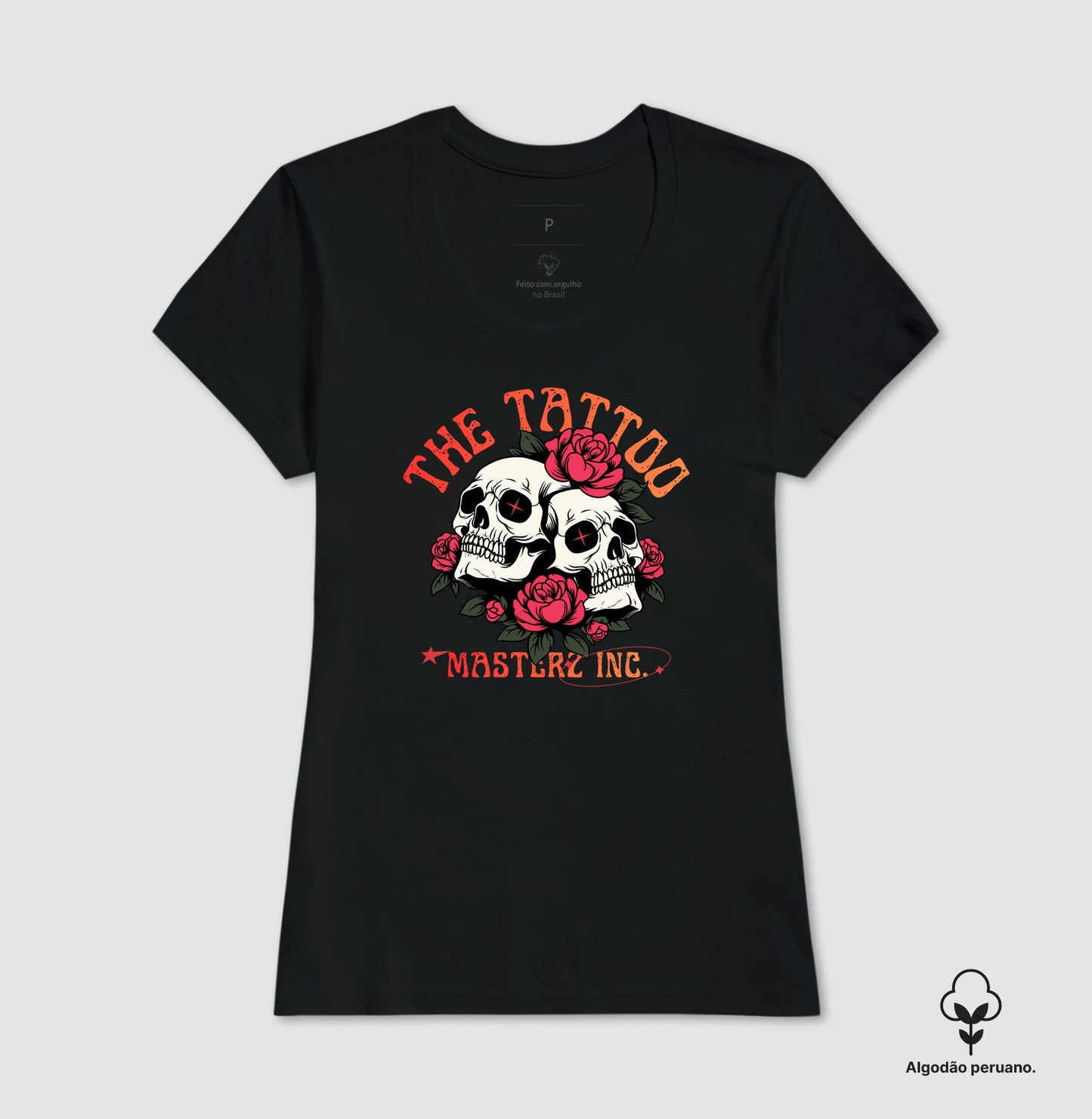 Skull FlowerZ - Camiseta Feminina