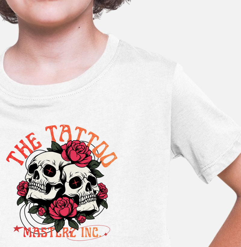 Skull FlowerZ - Camiseta Infantil